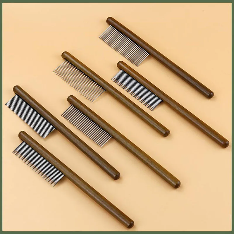Cat comb, long hair knotted to remove floating hair, dense teeth and short hair dog pet row
Cat comb, long hair knotted to remove floating hair, dense teeth and short hair dog pet row