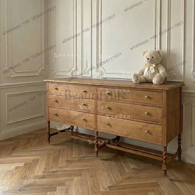 French country solid wood living room chest cabinet antique decoration entrance ancient storage cabinet
French country solid wood living room chest cabinet antique decoration entrance ancient storage cabinet