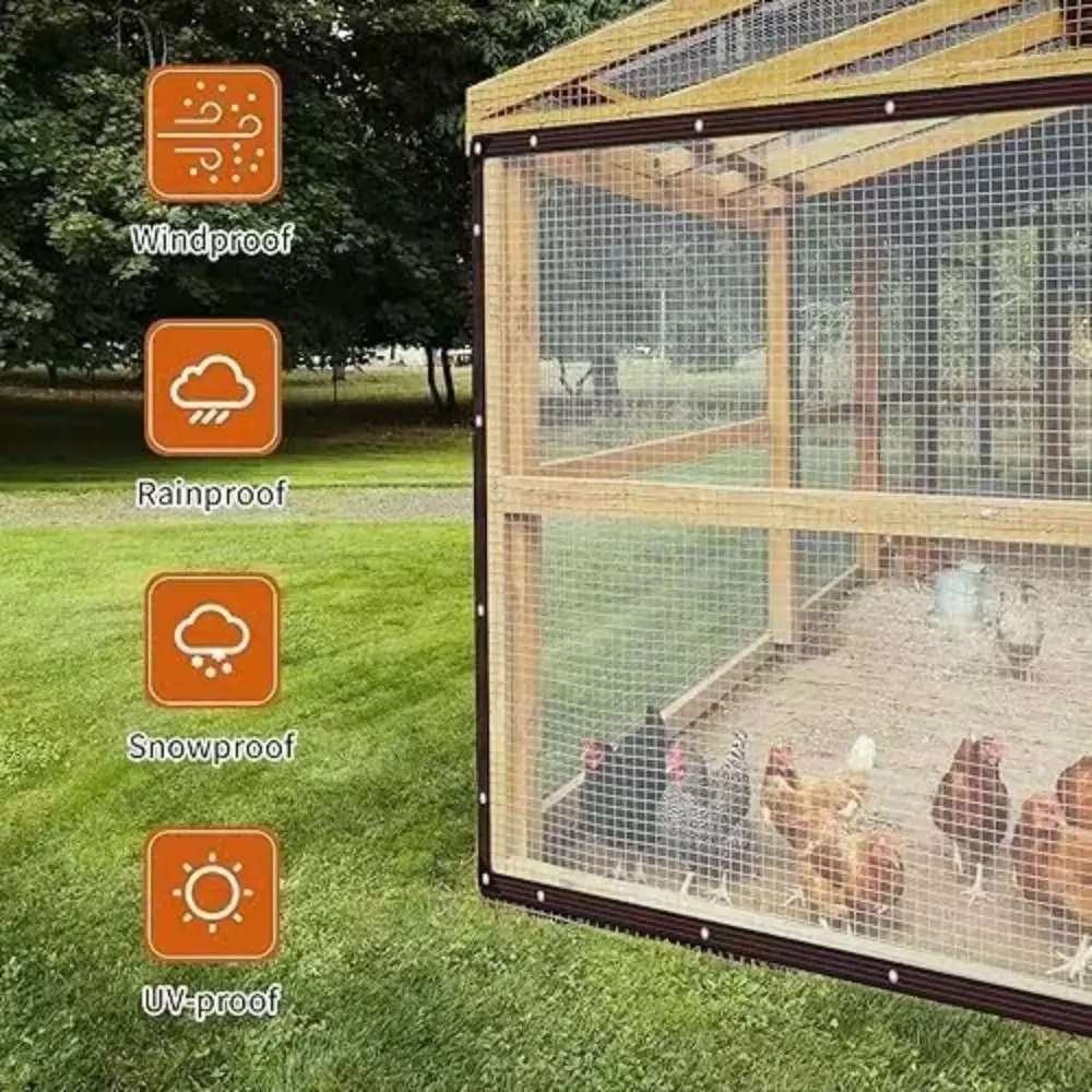 Snowproof Waterproof Tarpaulin Dust-proof Wind-Resistant Transparent Rain Cover Foldable Waterproof Rainproof Cloth
Snowproof Waterproof Tarpaulin Dust-proof Wind-Resistant Transparent Rain Cover Foldable Waterproof Rainproof Cloth