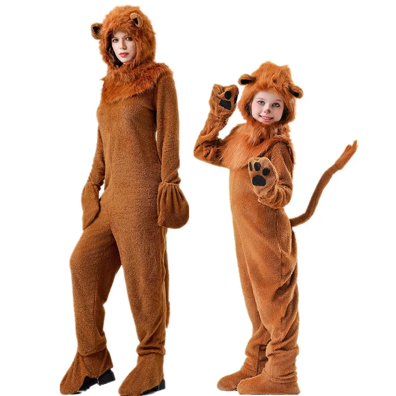 Halloween Costume Green Wild Goose Chase Cartoon Lion Outfit Parent-Child Performance Clothes Adult Children's Party Lion
Halloween Costume Green Wild Goose Chase Cartoon Lion Outfit Parent-Child Performance Clothes Adult Children's Party Lion
