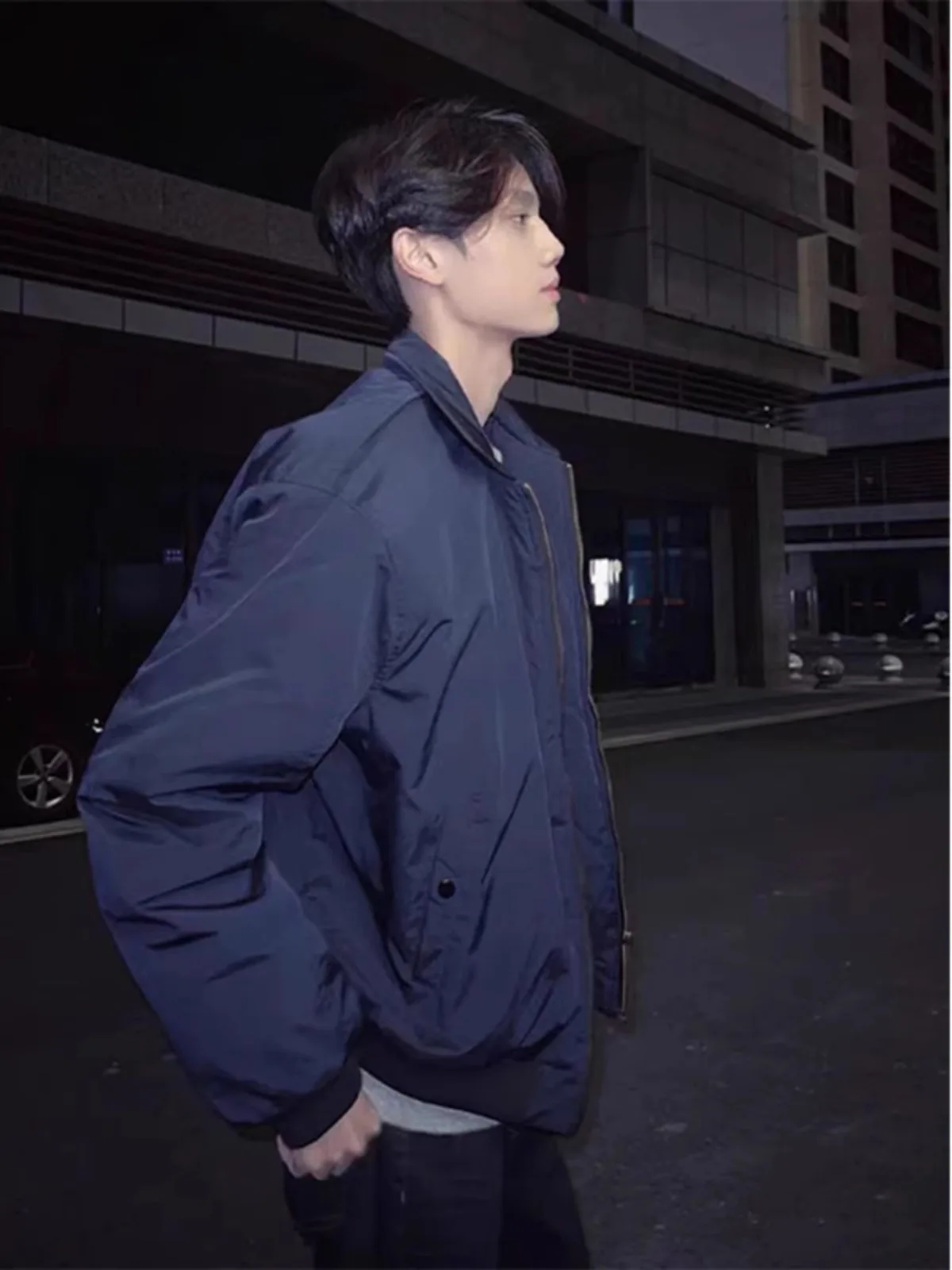 Cleanfit k Blue ort Pilot Jaet Men's Cotton Coat with Cotton Padded Autumn Winter Sli Design Loose Fit Youth Trend
Cleanfit k Blue ort Pilot Jaet Men's Cotton Coat with Cotton Padded Autumn Winter Sli Design Loose Fit Youth Trend