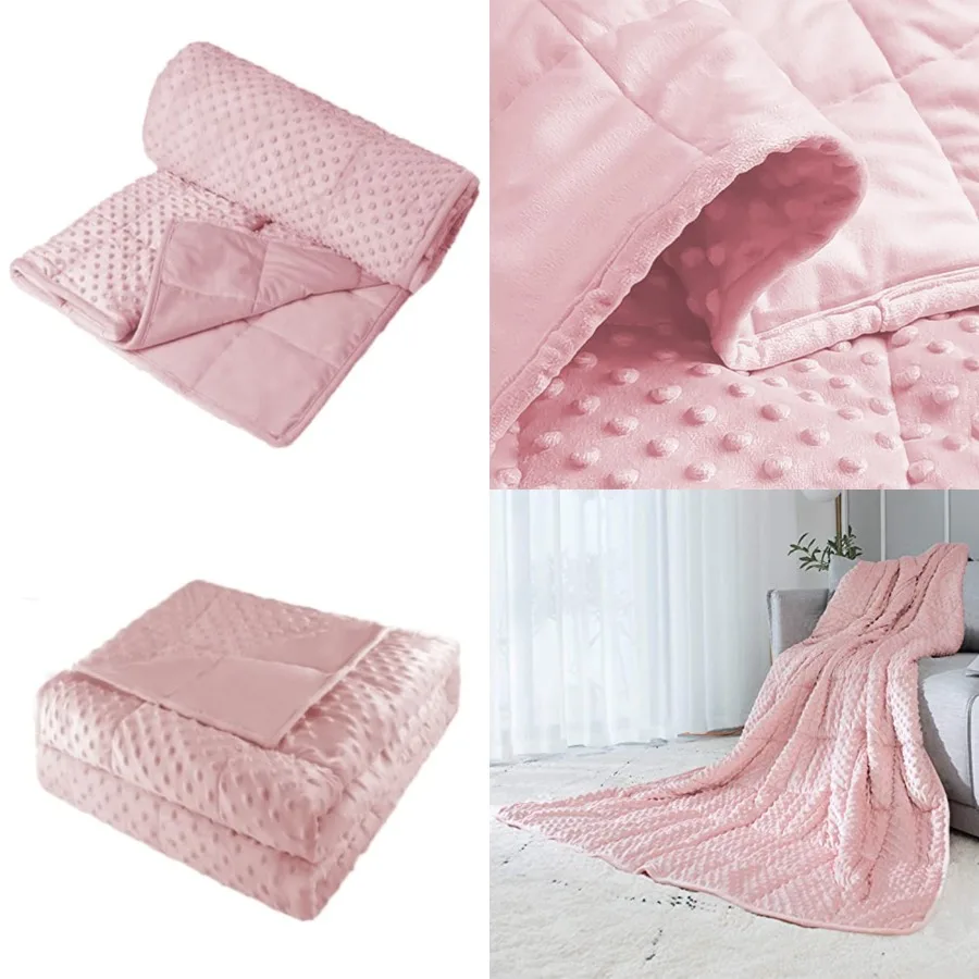 Reversible Weighted Blanket for All Season, Luxury Velvet, Warm and Cool, Adult 7Lb Weighted Blanket, Enjoy Sleeping Anywhere,4
Reversible Weighted Blanket for All Season, Luxury Velvet, Warm and Cool, Adult 7Lb Weighted Blanket, Enjoy Sleeping Anywhere,4