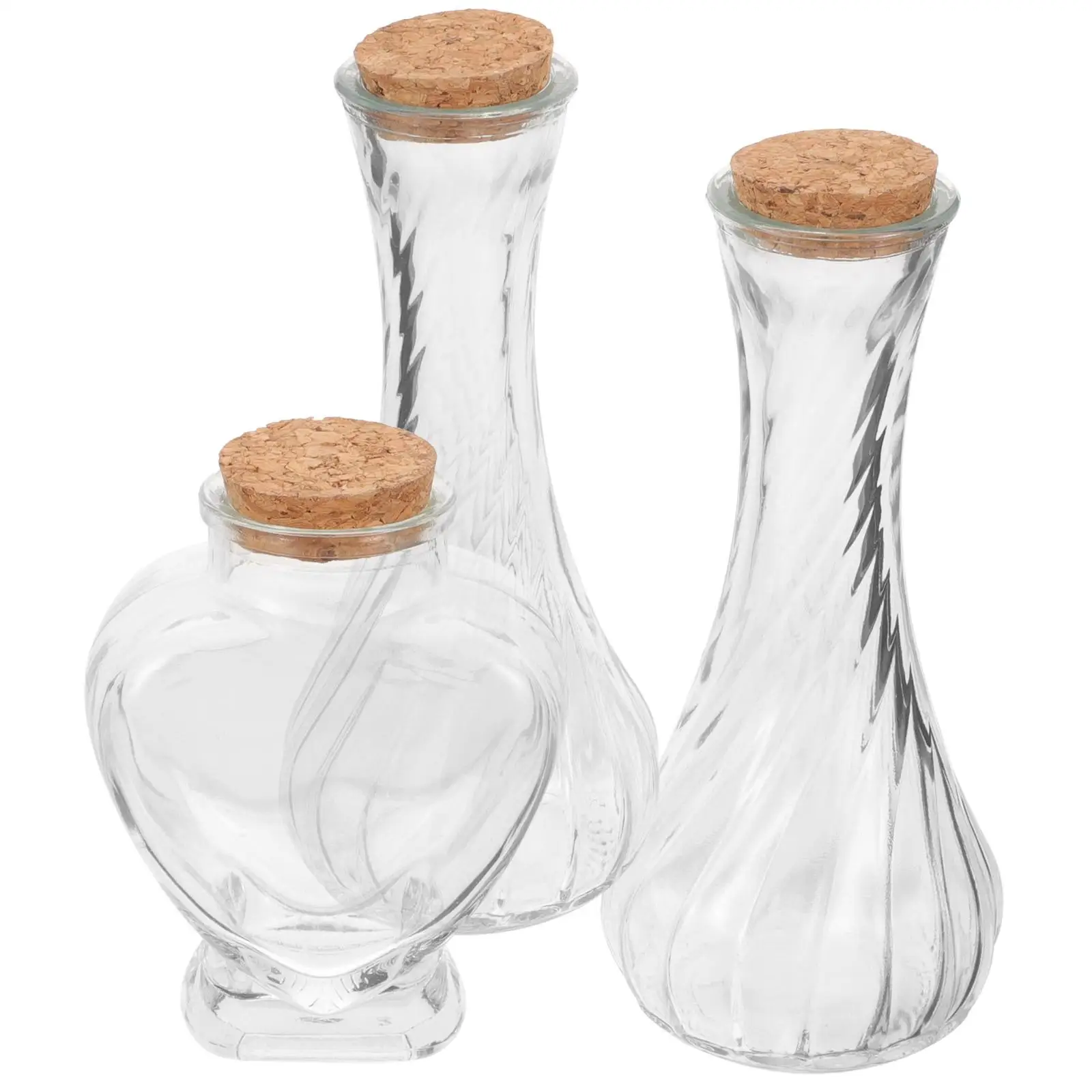 3 Pcs Heart Glasses Sand Ceremony Bottle Set Drift Decorative Wishing Origami Craft Containers Transparent Jar Jars Travel
3 Pcs Heart Glasses Sand Ceremony Bottle Set Drift Decorative Wishing Origami Craft Containers Transparent Jar Jars Travel