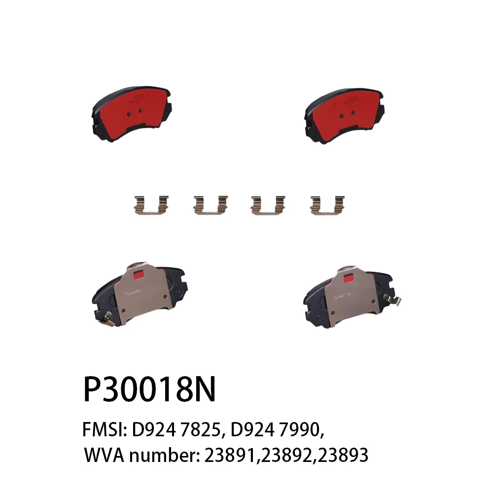 Original brake pads P30018N Suitable for ChangAn CS35 CS35 PLUS Front Brake Pad Old Calipers
Original brake pads P30018N Suitable for ChangAn CS35 CS35 PLUS Front Brake Pad Old Calipers