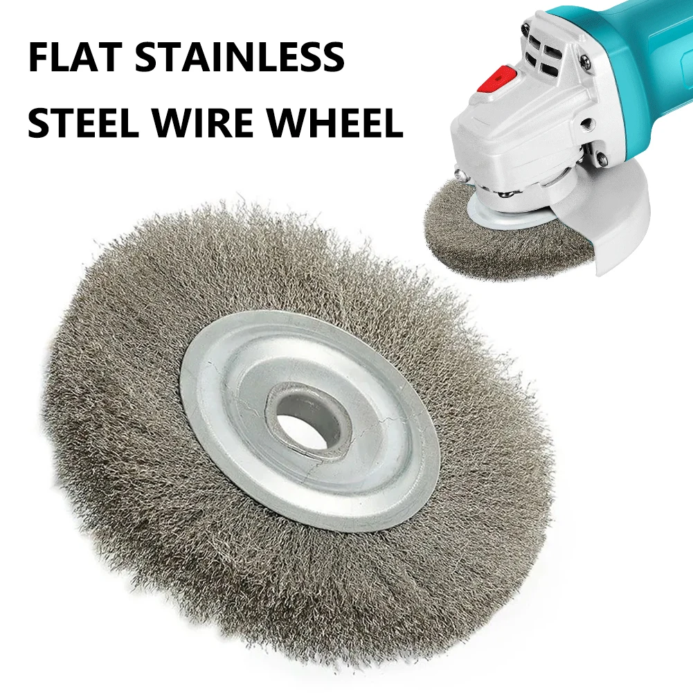 125mm Wire Wheel Brush Metal Derust Crimped Wheel Drill Brush Crimped Wire Wheel Brush for Bench Grinder Polishing Abrasive Tool
125mm Wire Wheel Brush Metal Derust Crimped Wheel Drill Brush Crimped Wire Wheel Brush for Bench Grinder Polishing Abrasive Tool