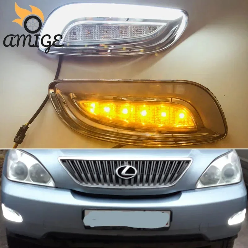 LED DRL Daylights For Lexus RX300 RX330 RX350 2003 - 2008 2009 Turn Signal Headlamps LED Daytime Running Auto Accessories
LED DRL Daylights For Lexus RX300 RX330 RX350 2003 - 2008 2009 Turn Signal Headlamps LED Daytime Running Auto Accessories