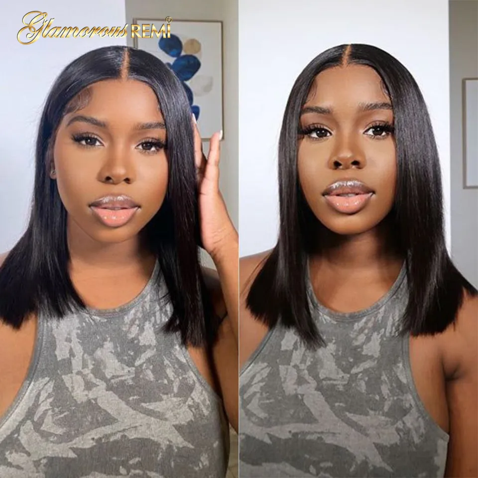 Straight Human Hair Bob Wigs For Women Brazilian HD Transparent Straight Lace Frontal Wigs Natural Color Glueless Wig Human Hair
Straight Human Hair Bob Wigs For Women Brazilian HD Transparent Straight Lace Frontal Wigs Natural Color Glueless Wig Human Hair