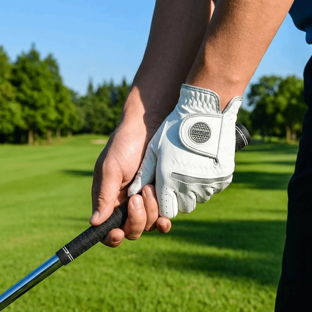 White Color Golf Glove Detachable Marker Lightweight Design Magnetic Marker Glove Breathable Fabric Micro Soft Fabric
White Color Golf Glove Detachable Marker Lightweight Design Magnetic Marker Glove Breathable Fabric Micro Soft Fabric