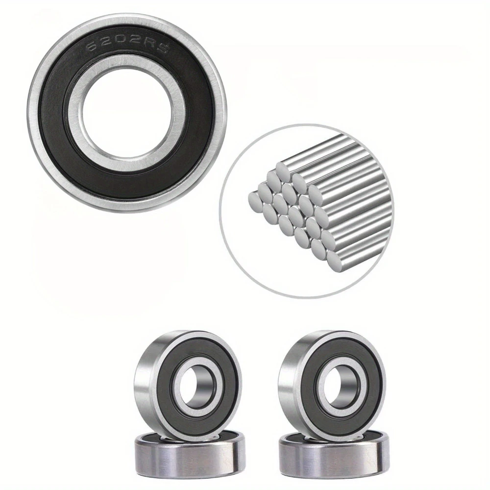 6202RS Double Shielded Ball Bearings Small Bearing Replacement Parts Stainless Steel Deep Groove Ball Silent Bearing Skateboard
6202RS Double Shielded Ball Bearings Small Bearing Replacement Parts Stainless Steel Deep Groove Ball Silent Bearing Skateboard
