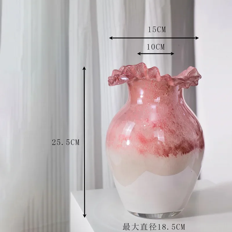 CLL medieval style color matching petal mouth glass vase entrance flower arrangement soft decoration ornament
CLL medieval style color matching petal mouth glass vase entrance flower arrangement soft decoration ornament