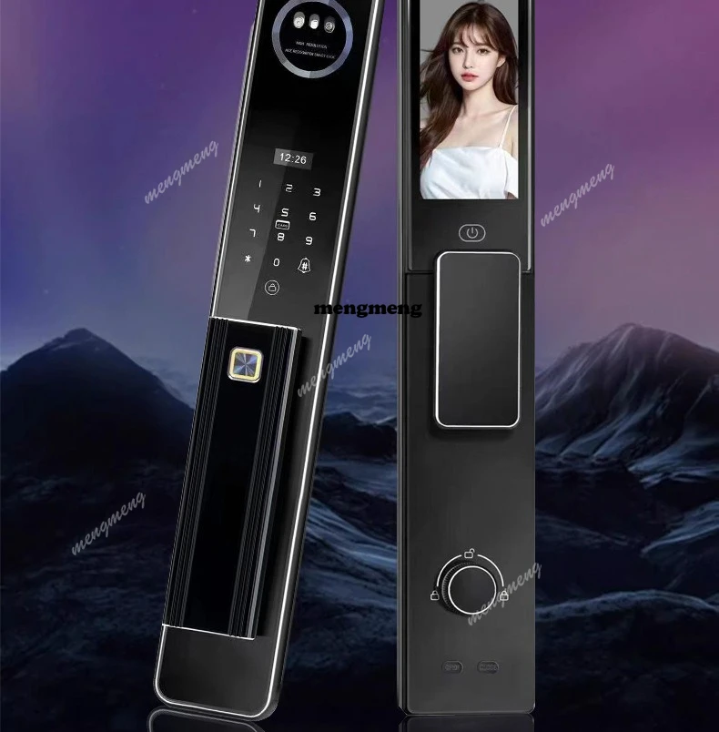 CNC aluminum carving fingerprint lock home entrance door automatic smart lock remote video intercom 3D face recognition
CNC aluminum carving fingerprint lock home entrance door automatic smart lock remote video intercom 3D face recognition