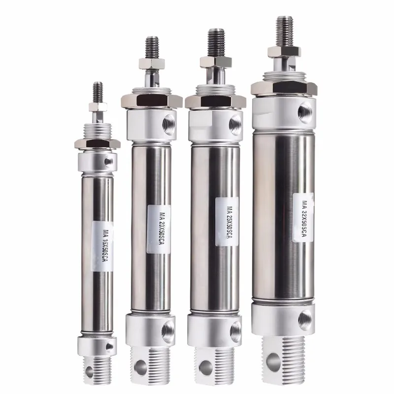 Airtac type MA16/20/25/32/40 Series Stainless Steel Magnetic Ring 25-500mm Stroke Double Acting Small Mini Pneumatic Air Cylinde
Airtac type MA16/20/25/32/40 Series Stainless Steel Magnetic Ring 25-500mm Stroke Double Acting Small Mini Pneumatic Air Cylinde