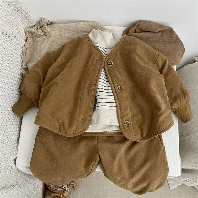Boys Coat Jacket Cotton Windbreak 2024 Cardigan Warm Plus Thicken Tracksuit Spring Autumn School Children's Clothing
Boys Coat Jacket Cotton Windbreak 2024 Cardigan Warm Plus Thicken Tracksuit Spring Autumn School Children's Clothing