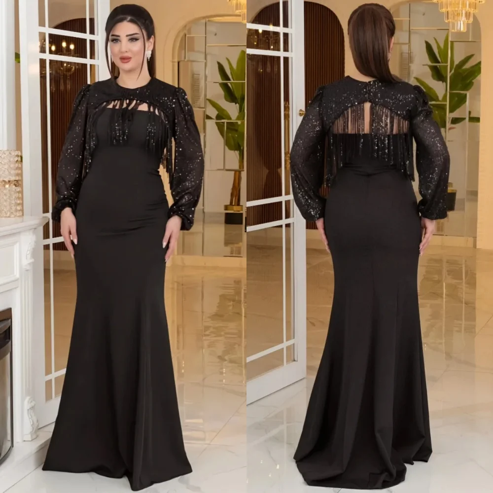 Customized High Quality Jersey Sequined Pleat Trumpet Scoop Neck Long Dresses Bespoke Occasion Sparkle
Customized High Quality Jersey Sequined Pleat Trumpet Scoop Neck Long Dresses Bespoke Occasion Sparkle