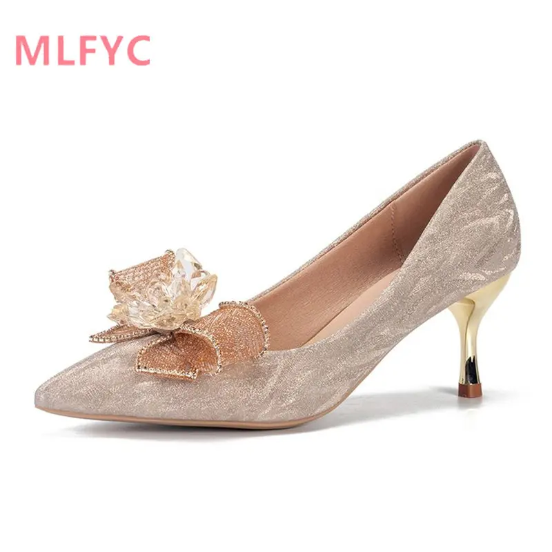 Wedding Shoes 2023 New Silver High Heels female Slim Heels Two Wear Main Wedding Dress Crystal Shoes Women Fashion Single Shoes
Wedding Shoes 2023 New Silver High Heels female Slim Heels Two Wear Main Wedding Dress Crystal Shoes Women Fashion Single Shoes