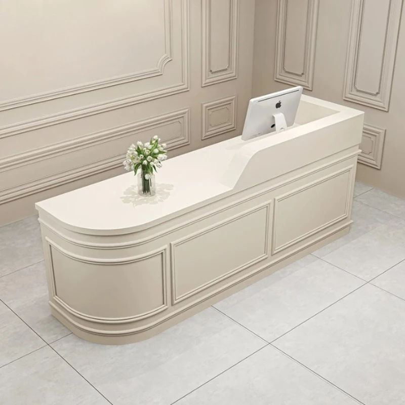 Reception Desk Modern Clothing Store Checkout Page Beauty Salon Display Cabinet Corner Simple Milk Tea Shop Bar Table Front Desk
Reception Desk Modern Clothing Store Checkout Page Beauty Salon Display Cabinet Corner Simple Milk Tea Shop Bar Table Front Desk