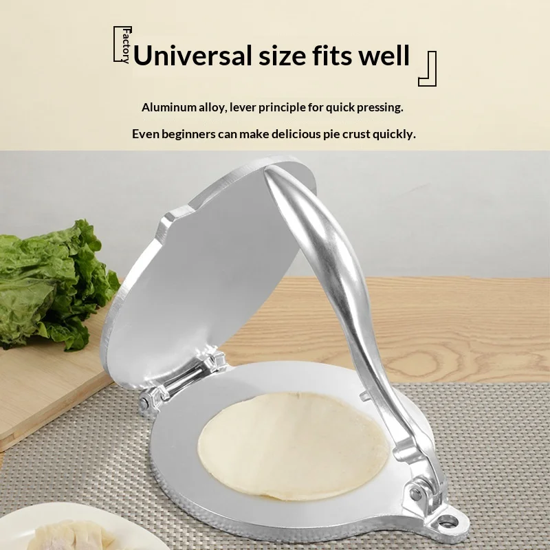 Kitchen Aluminum Alloy Hand-operated Mexican Tortilla Press Dough Press Manual Corn Dough Shaping Machine Pancake Press YUZI
Kitchen Aluminum Alloy Hand-operated Mexican Tortilla Press Dough Press Manual Corn Dough Shaping Machine Pancake Press YUZI