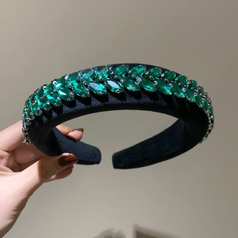 Shiny Green Rhinestone Headband Hair Bands for Women Fashion Pressed Hair Hair Hoop Hairband
Shiny Green Rhinestone Headband Hair Bands for Women Fashion Pressed Hair Hair Hoop Hairband