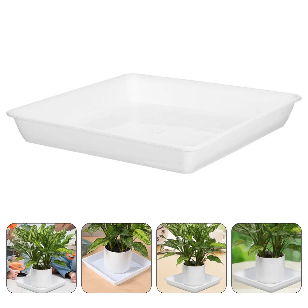 2Pcs Square Flowerpot Tray Thickened Plastic Plant Saucers for Water Drainage Outdoor Indoor Use Succulent Planter Base Saucer
2Pcs Square Flowerpot Tray Thickened Plastic Plant Saucers for Water Drainage Outdoor Indoor Use Succulent Planter Base Saucer