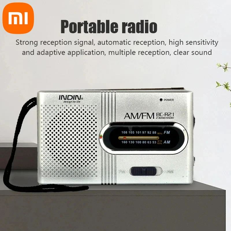 Xiaomi BC-R21 Мини-радио AM FM Портативное радио на батарейках Лучший прием Самый длительный срок службы Ходьба Домашняя звуковая коробка
Xiaomi BC-R21 Мини-радио AM FM Портативное радио на батарейках Лучший прием Самый длительный срок службы Ходьба Домашняя звуковая коробка