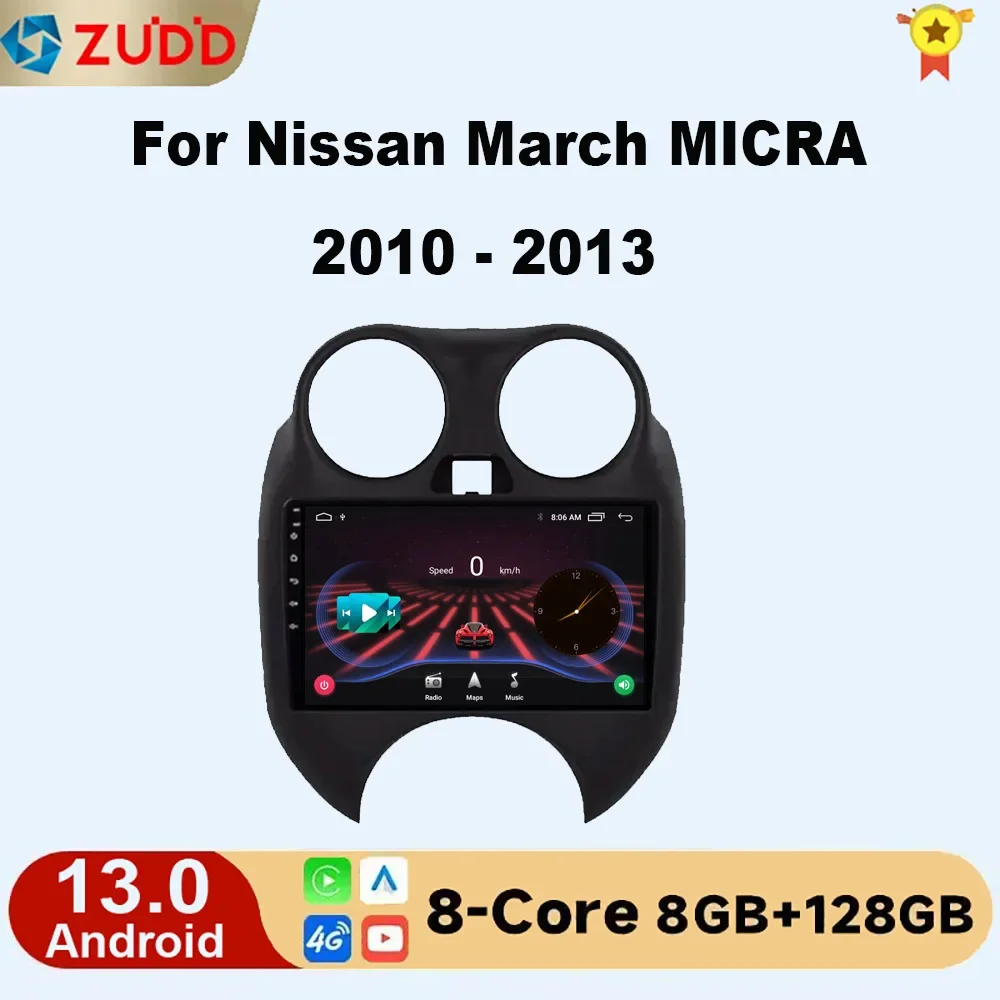 Android 13 Carplay 4G WIFI DSP BT Car Radio Multimedia For Nissan March MICRA 2010- 2013 Player Navigation GPS No 2 Din No DVD
Android 13 Carplay 4G WIFI DSP BT Car Radio Multimedia For Nissan March MICRA 2010- 2013 Player Navigation GPS No 2 Din No DVD