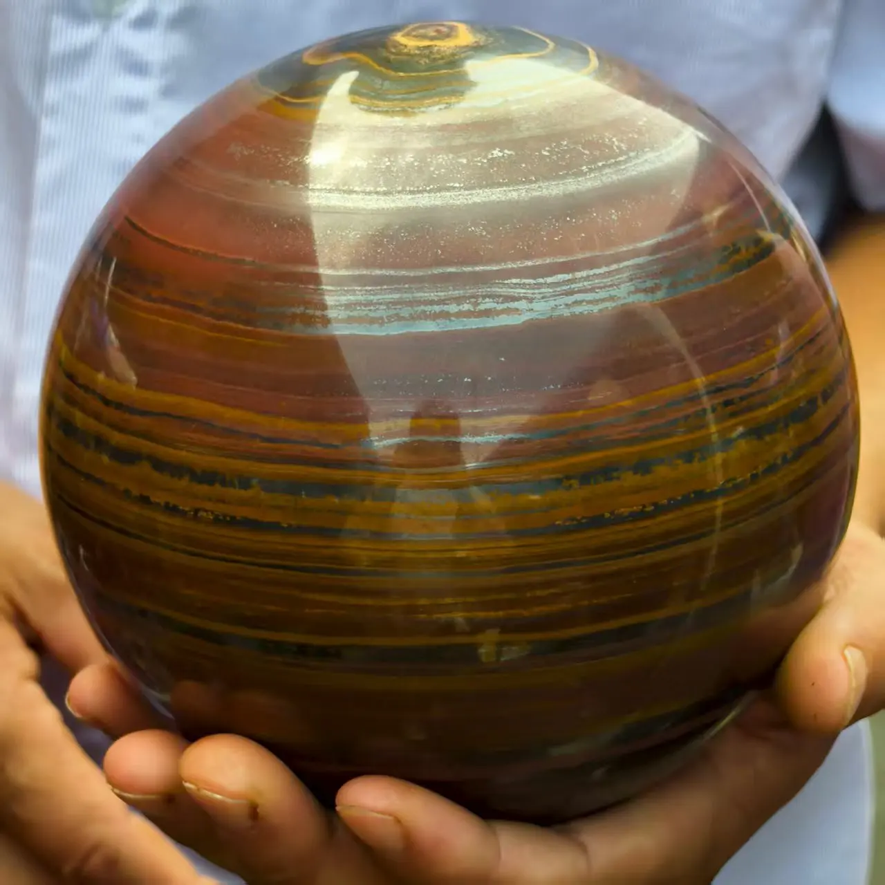 Large!Natural Formed!Natural Red Iron Tiger's Eye Ball,Quartz Crystal Colored Tiger's Eye Ore Polished Ball,Mineral,Reiki, Heali
Large!Natural Formed!Natural Red Iron Tiger's Eye Ball,Quartz Crystal Colored Tiger's Eye Ore Polished Ball,Mineral,Reiki, Heali