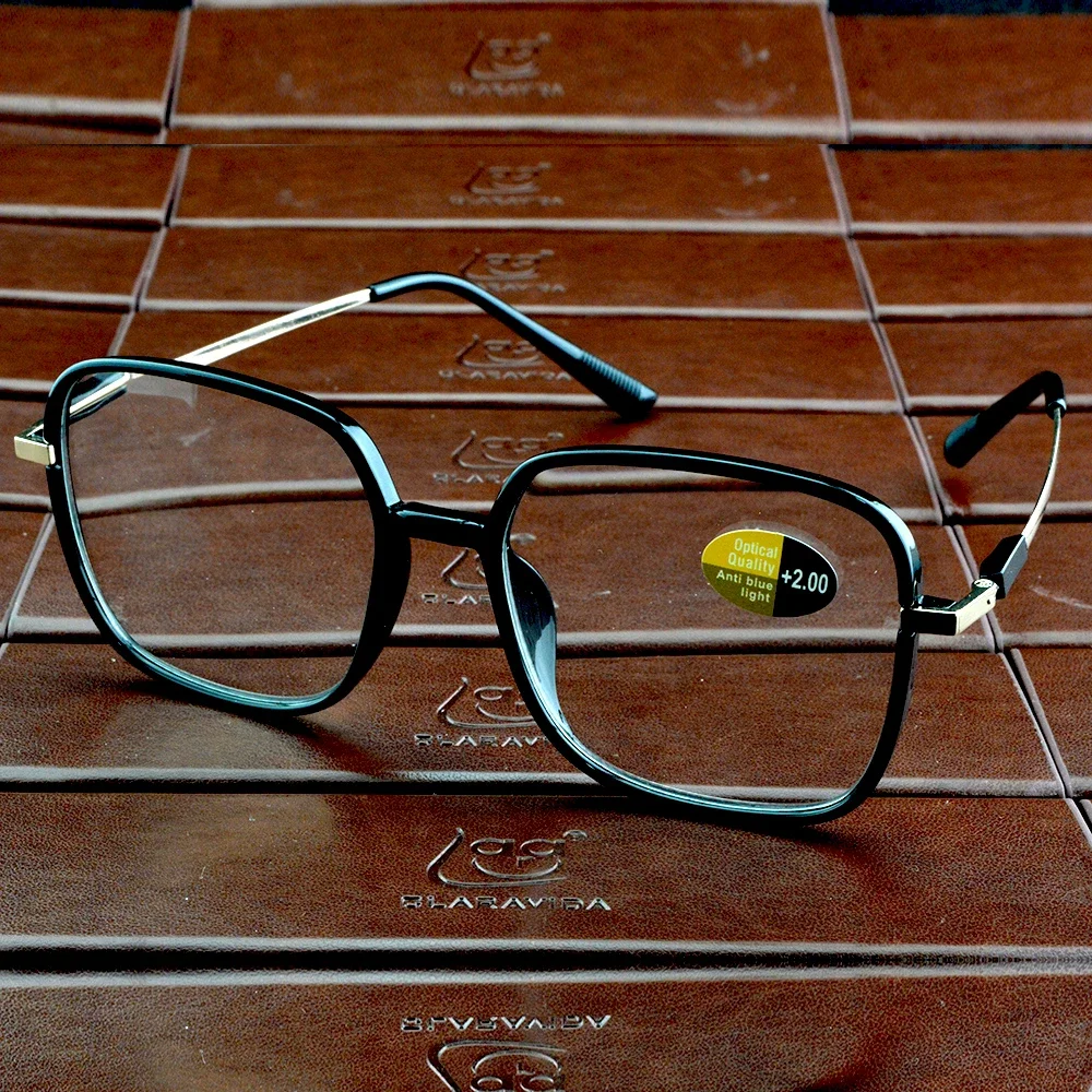Clara Vida Retro Large Frame Glasses Women Limited Fashion Reading Glasses Men +1 +1.5 +2 +2.5 +3 +3.5 +4
Clara Vida Retro Large Frame Glasses Women Limited Fashion Reading Glasses Men +1 +1.5 +2 +2.5 +3 +3.5 +4