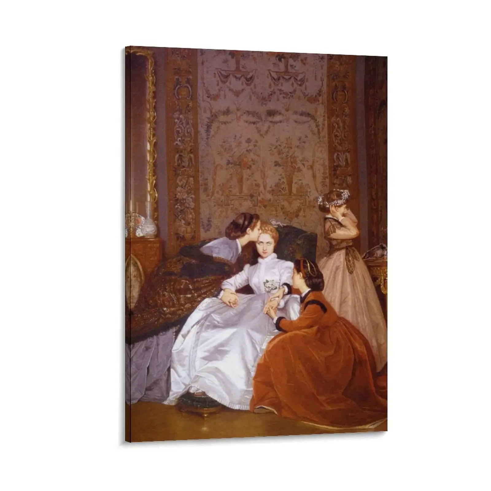 The Reluctant Bride - Auguste Toulmouche - Vintage Art Canvas Painting wall decor cute room decor
The Reluctant Bride - Auguste Toulmouche - Vintage Art Canvas Painting wall decor cute room decor