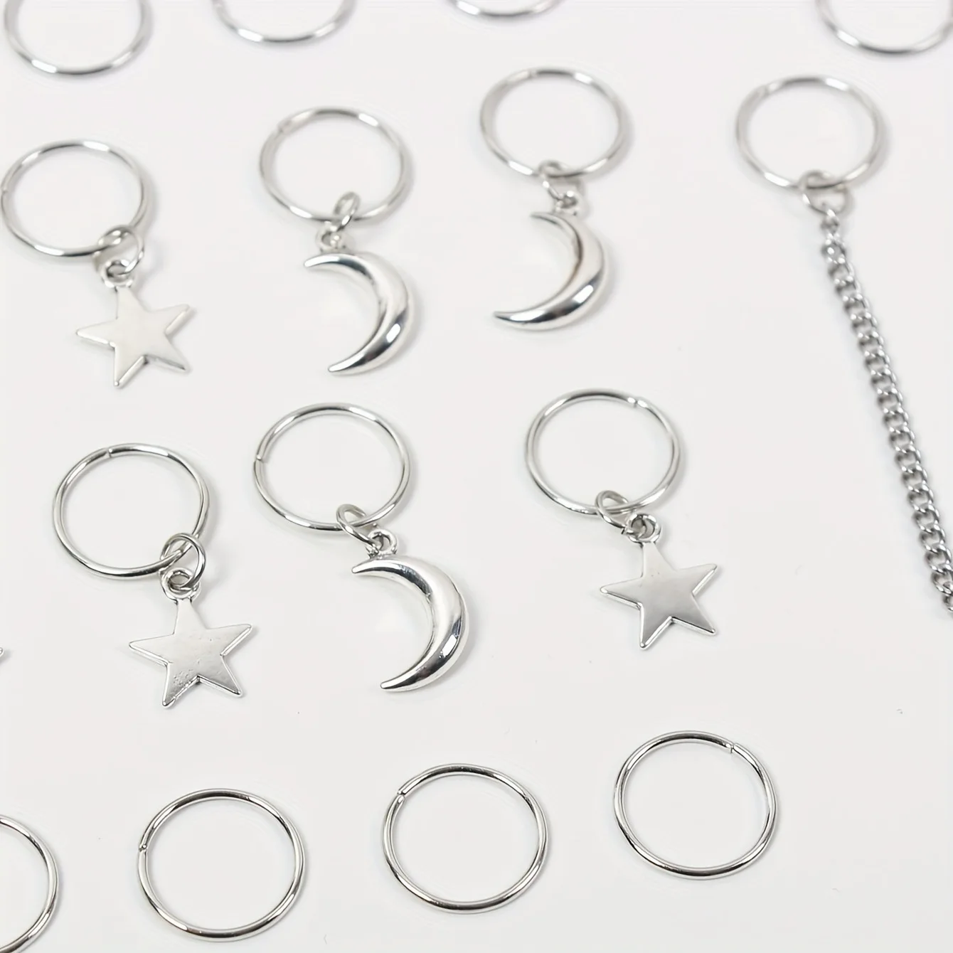 Fashion 22 Piece Metal Tassel Star Hair Clip Set for Wig Braid Styling Accessory
Fashion 22 Piece Metal Tassel Star Hair Clip Set for Wig Braid Styling Accessory