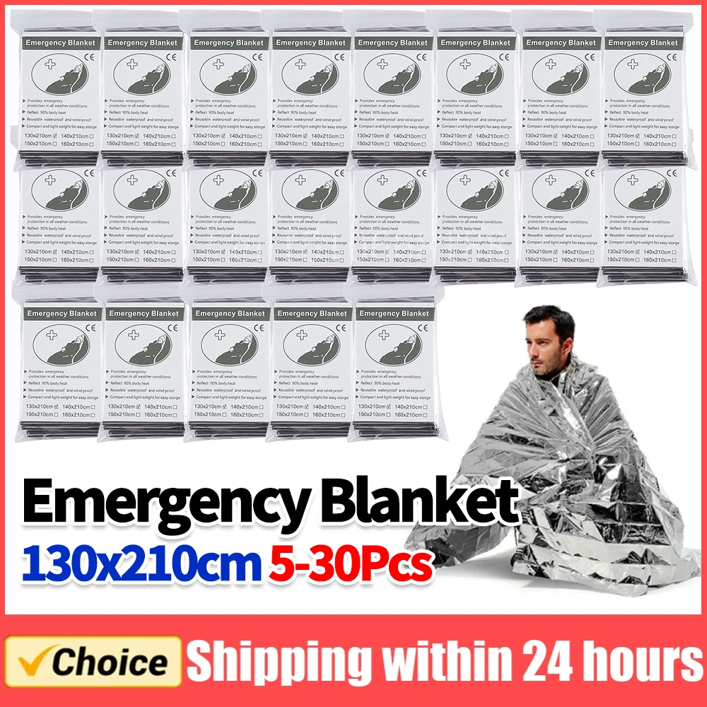 5-30 шт. аварийное термоодеяло складное водонепроницаемое ветрозащитное солнцезащитное спасательное одеяло для выживания на открытом воздухе первая помощь коврик для кемпинга Pad
5-30 шт. аварийное термоодеяло складное водонепроницаемое ветрозащитное солнцезащитное спасательное одеяло для выживания на открытом воздухе первая помощь коврик для кемпинга Pad
