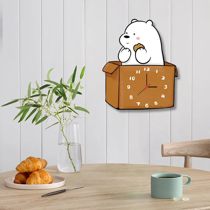 3D Cartoon Kids Wall Clock White Bear Shape Silent Movement Wall Clock For Children Kids Bedroom Wall Watch Home Decor
3D Cartoon Kids Wall Clock White Bear Shape Silent Movement Wall Clock For Children Kids Bedroom Wall Watch Home Decor