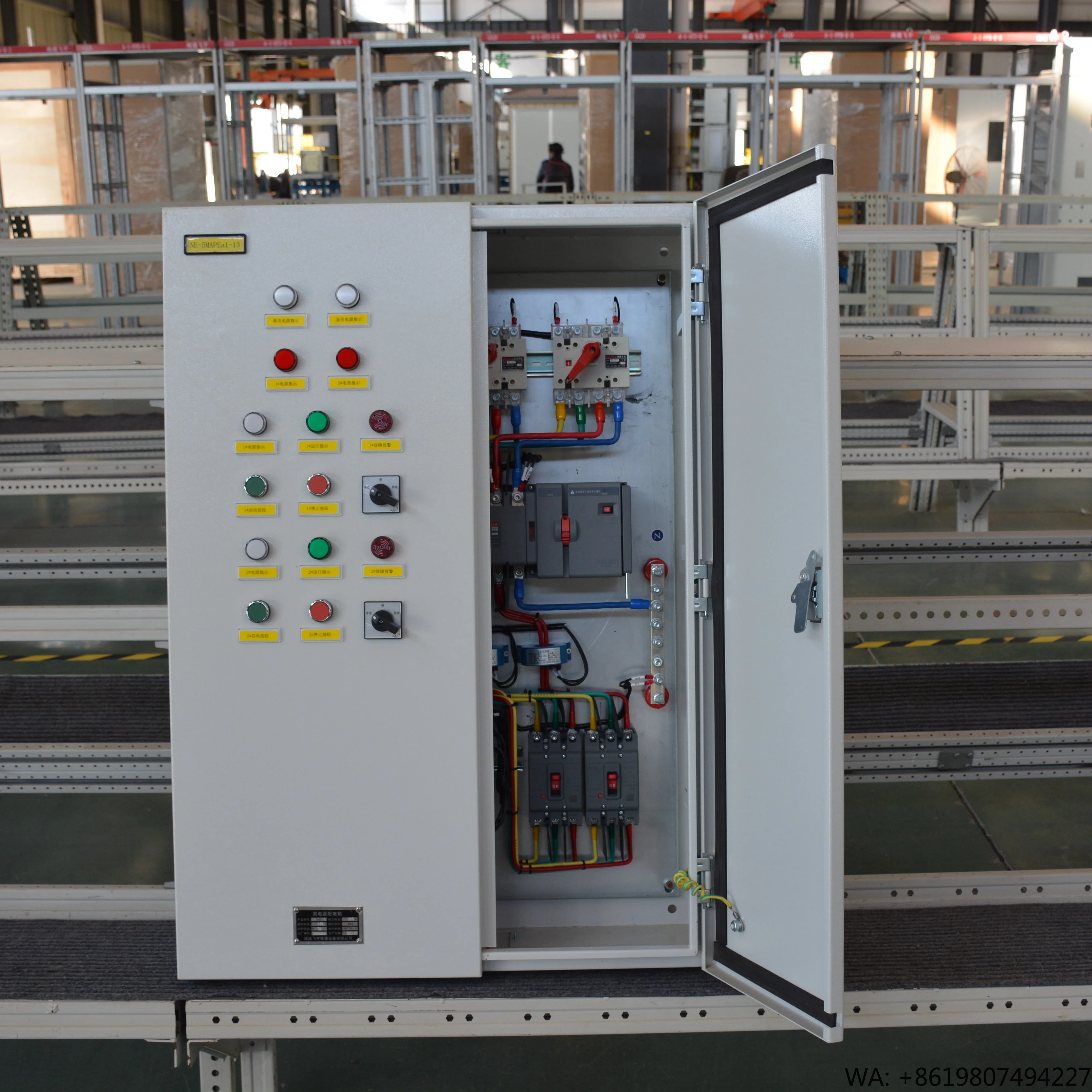 Plastic Waterproof Electrical Distribution Box LV Switchgear Cabinet 400V/690V IP55 Industrial Use 24 Sockets Model XL
Plastic Waterproof Electrical Distribution Box LV Switchgear Cabinet 400V/690V IP55 Industrial Use 24 Sockets Model XL