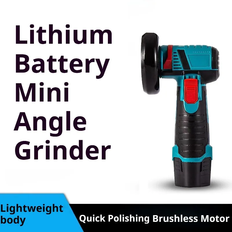 Brushless Mini Angle Grinder Cordless Lithium Angle Grinder Portable Grinding Cutting Polishing Compact Design Electric Tool
Brushless Mini Angle Grinder Cordless Lithium Angle Grinder Portable Grinding Cutting Polishing Compact Design Electric Tool