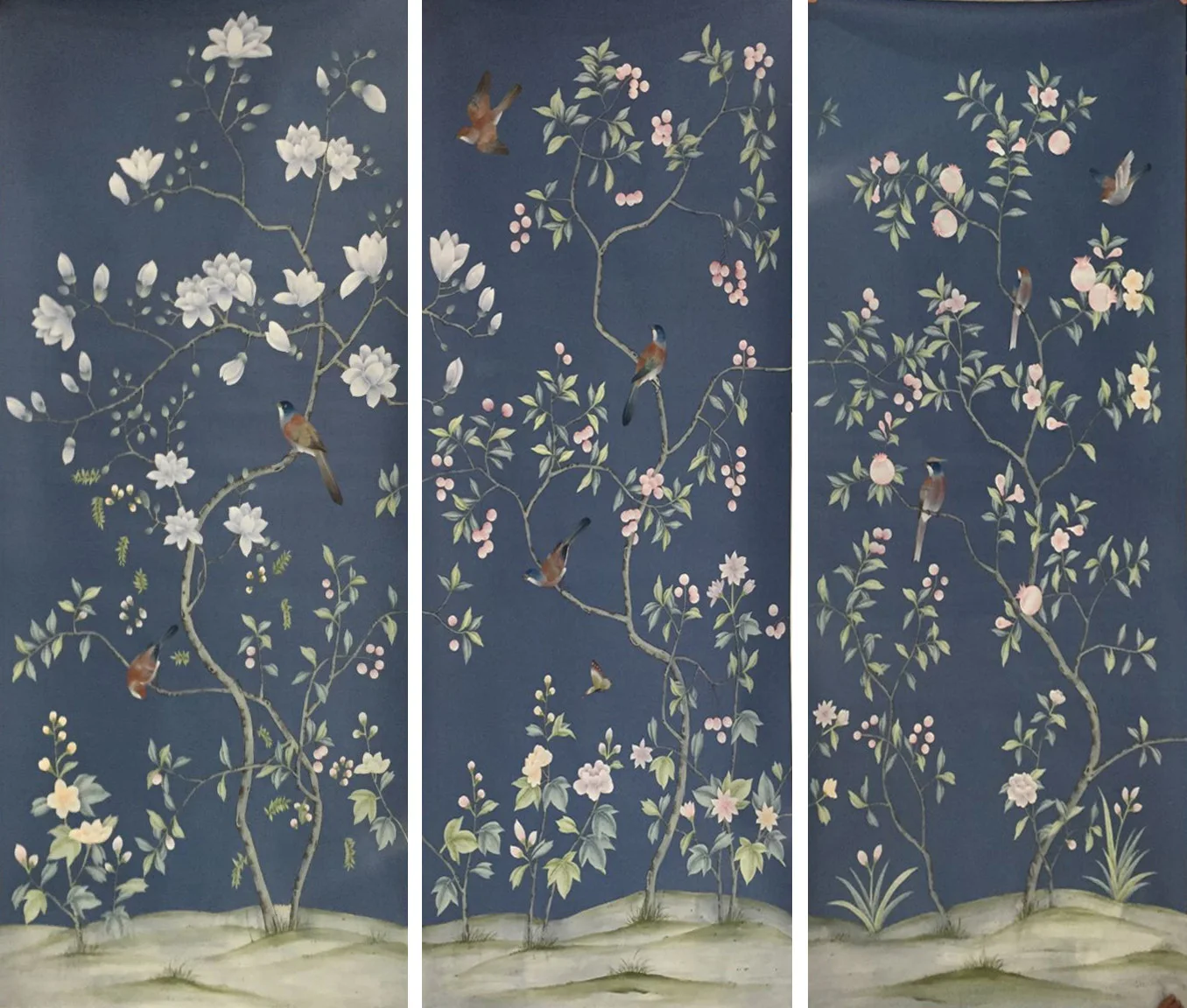 Customized Hand-Painted birds with flowers fruit paintings/Wallpaper TV/Bedroom/Living/study/Dinning Room wallcover background
Customized Hand-Painted birds with flowers fruit paintings/Wallpaper TV/Bedroom/Living/study/Dinning Room wallcover background