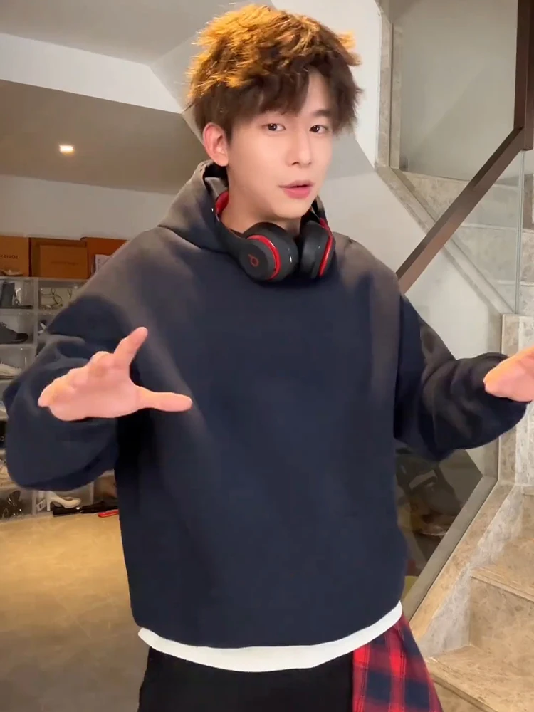 Мужская хлопковая толстовка Bla: осенне-зимняя, американская, плотная, износостойкая, с капюшоном, для ношения как внутренний или внешний слой
Мужская хлопковая толстовка Bla: осенне-зимняя, американская, плотная, износостойкая, с капюшоном, для ношения как внутренний или внешний слой