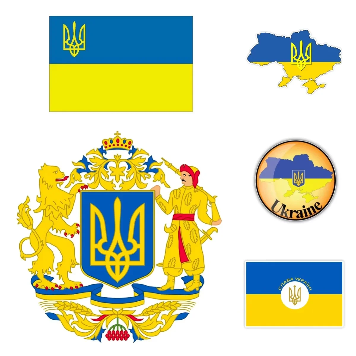 Ukraine Flag Trident Map Car Sticker Waterproof Vinyl Decal Decors on Car Body Bumper Rear Window Decorative
Ukraine Flag Trident Map Car Sticker Waterproof Vinyl Decal Decors on Car Body Bumper Rear Window Decorative