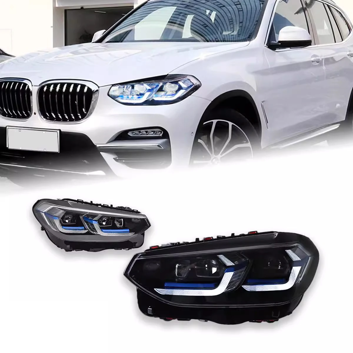 Автомобильные фары для BMW X3 G01 Фара G08 2018-2022 Светодиодные фары DRL Указатели поворота Дневные ходовые огни Ближний свет
Автомобильные фары для BMW X3 G01 Фара G08 2018-2022 Светодиодные фары DRL Указатели поворота Дневные ходовые огни Ближний свет
