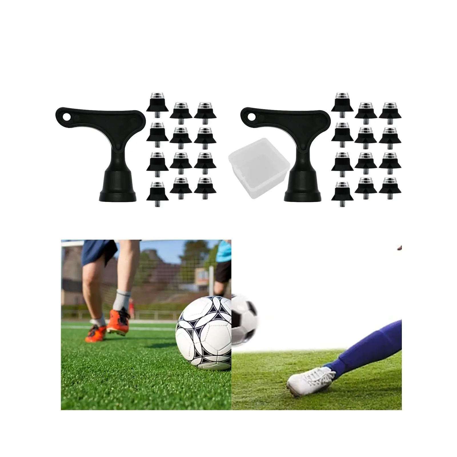 12 Football Studs Metal Replacement Safety Boots Studs Aluminum 13mm 16mm Anti slip Sturdy for Adults Men Boys Shoes
12 Football Studs Metal Replacement Safety Boots Studs Aluminum 13mm 16mm Anti slip Sturdy for Adults Men Boys Shoes