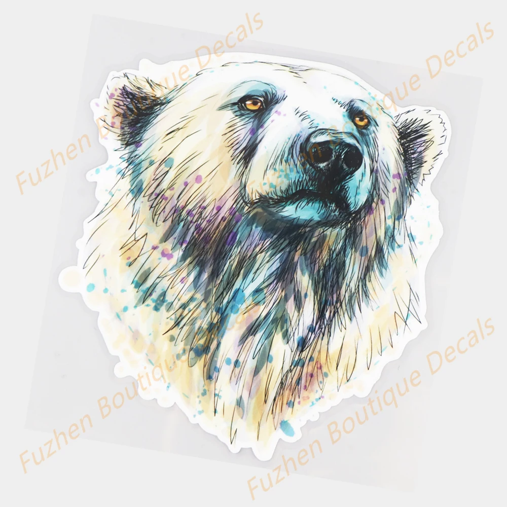 Fuzhen Boutique Decals Exterior Accessories Polar Bear Portrait Cute Cartoon Car Stickers Funny Window Decoration Decals
Fuzhen Boutique Decals Exterior Accessories Polar Bear Portrait Cute Cartoon Car Stickers Funny Window Decoration Decals