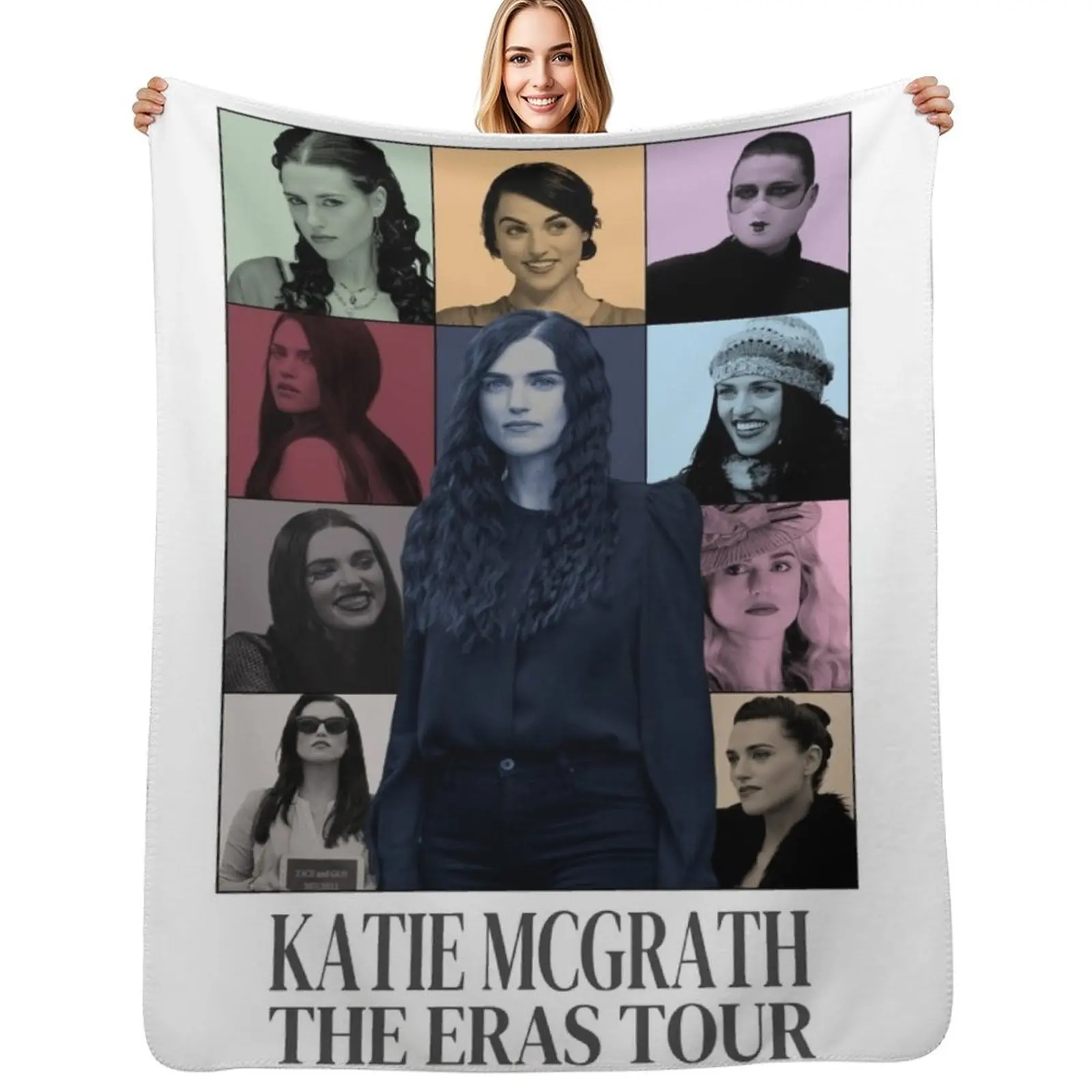 Katie McGrath's Eras Poster Throw Blanket Soft Comfort Blanket for Reading Watching TV
Katie McGrath's Eras Poster Throw Blanket Soft Comfort Blanket for Reading Watching TV