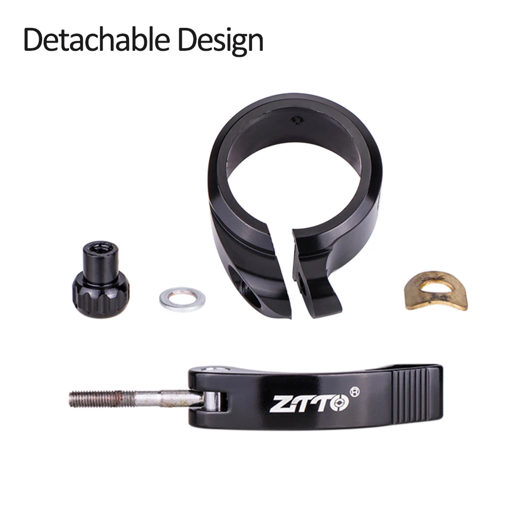 Bike Seat Post Clamp Aluminium Alloy Bicycle Quick Release Seatpost Collar 39.8mm / 40.8mm for Folding Bikes
Bike Seat Post Clamp Aluminium Alloy Bicycle Quick Release Seatpost Collar 39.8mm / 40.8mm for Folding Bikes