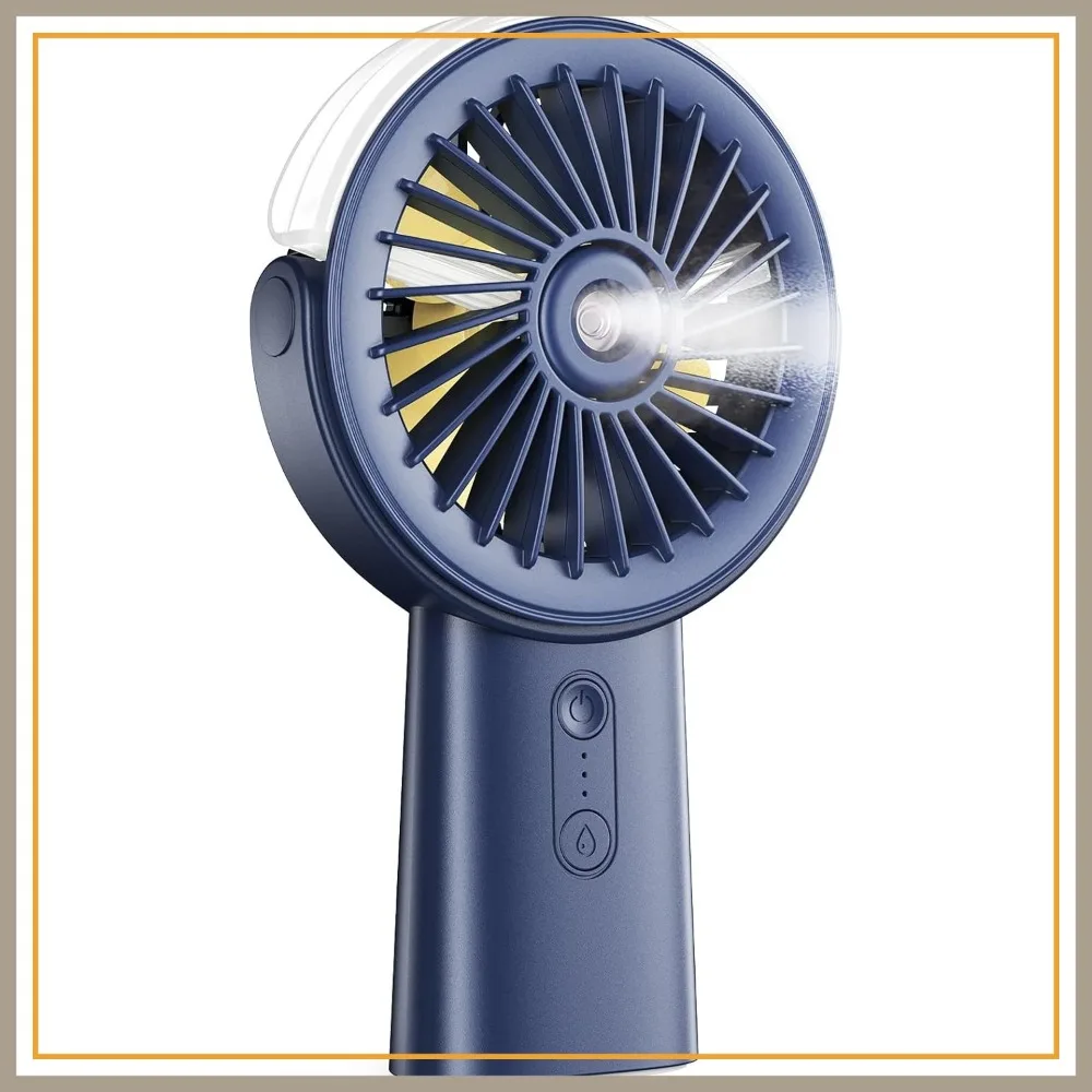 Handheld Misting Fan Portable, Small Personal Rechargeable Mist Fan Water Spray, 4000mAh Battery Operated Hand Mister Fans 3-Speed, 4-15 Hrs Runtime for Travel Home Office Outdoor
Handheld Misting Fan Portable, Small Personal Rechargeable Mist Fan Water Spray, 4000mAh Battery Operated Hand Mister Fans 3-Speed, 4-15 Hrs Runtime for Travel Home Office Outdoor