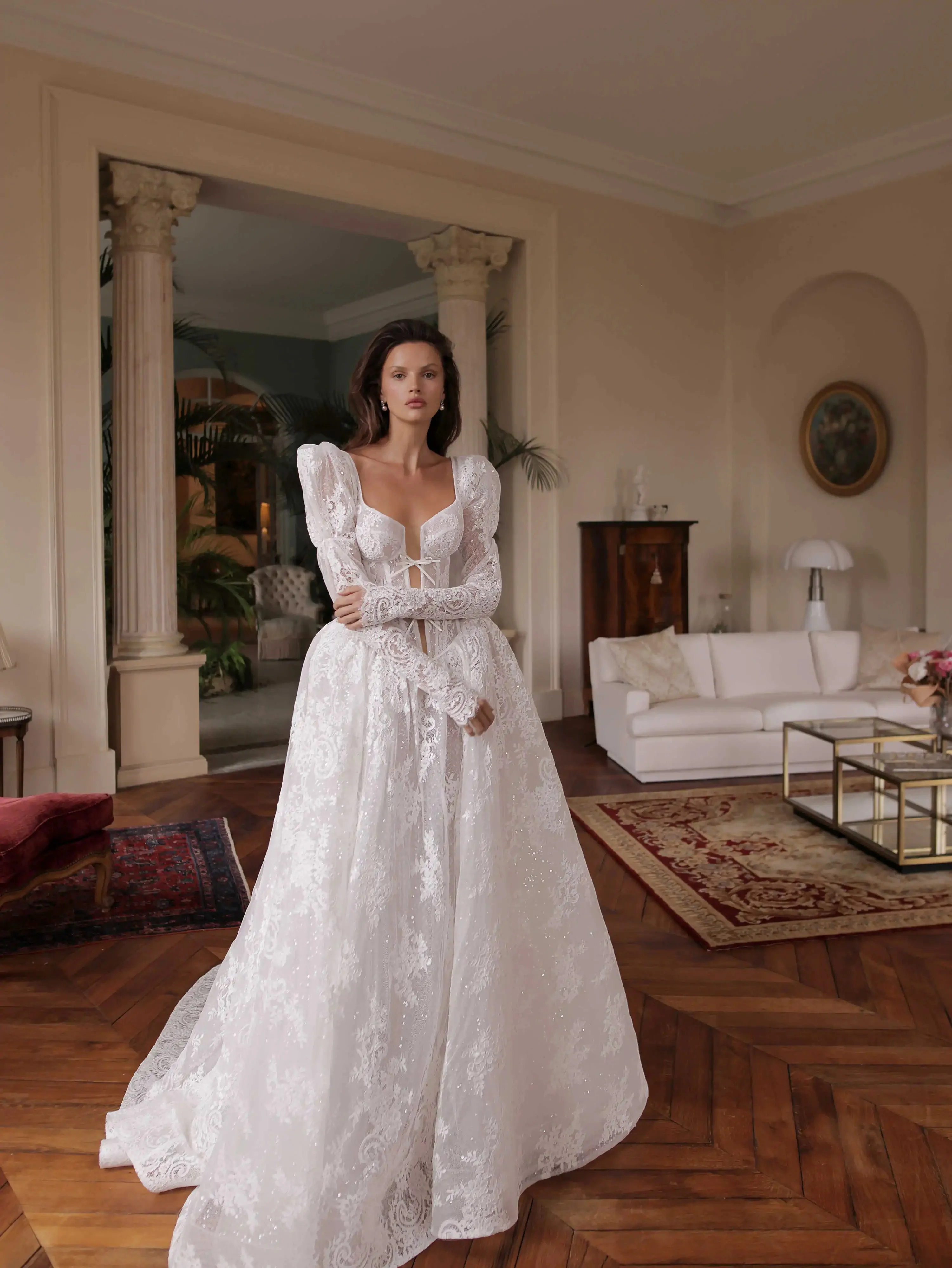 Vestido De Novia Corte Princesa Lace Wedding Dress Dresses 2025 Luxury Long Sleeve Corset Bespoke Gelinlik Casamento Robe Mariee
Vestido De Novia Corte Princesa Lace Wedding Dress Dresses 2025 Luxury Long Sleeve Corset Bespoke Gelinlik Casamento Robe Mariee