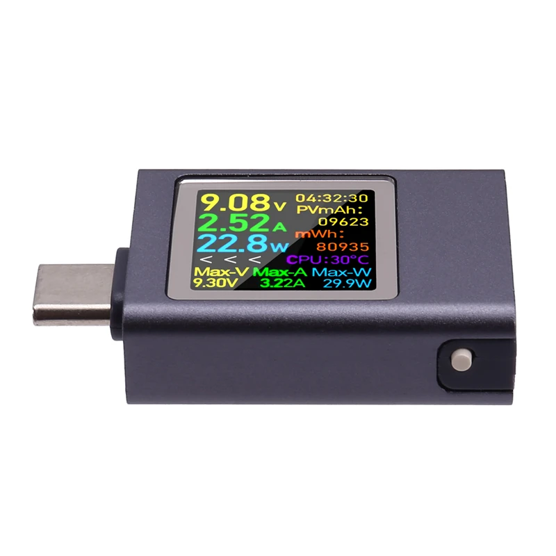 DC4.5-50V 0-12A PD3.1 многофункциональный цифровой дисплей амперметр напряжения постоянного тока измеритель мощности Type-C тестер зарядки сотового телефона
DC4.5-50V 0-12A PD3.1 многофункциональный цифровой дисплей амперметр напряжения постоянного тока измеритель мощности Type-C тестер зарядки сотового телефона