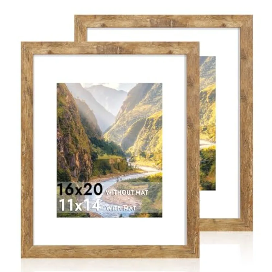 Набор из 2-х фоторамок 16x20 с плексигласом для фотографий 11x14 с паспарту или 16x20 без паспарту, деревянная рамка для постеров и фото
Набор из 2-х фоторамок 16x20 с плексигласом для фотографий 11x14 с паспарту или 16x20 без паспарту, деревянная рамка для постеров и фото