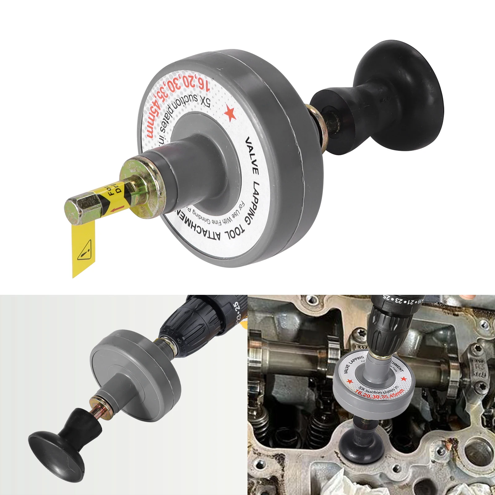 Valve Lapping Tool Attachment With 5 Suction Plates 1000rpm To 1250rpm For Automotive Motorcycle ATV Small Engine Valves
Valve Lapping Tool Attachment With 5 Suction Plates 1000rpm To 1250rpm For Automotive Motorcycle ATV Small Engine Valves