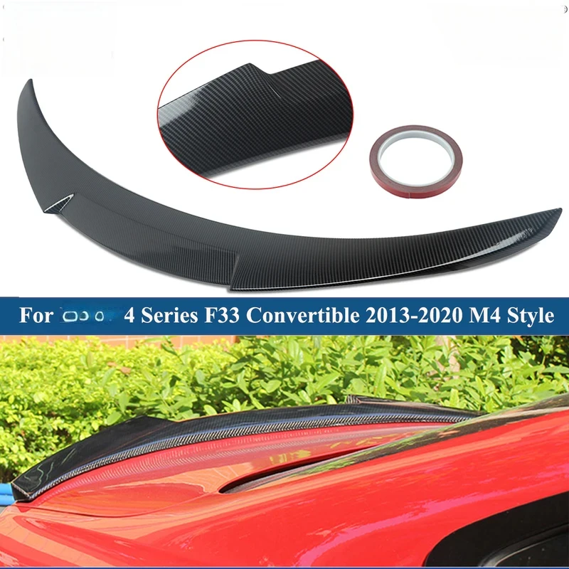 High Quality Sport Style Rear Trunk Bat Spoiler Wing Lip Convertible 2013-2020 Carbon Fiber Look Gloss Black Easy Installati
High Quality Sport Style Rear Trunk Bat Spoiler Wing Lip Convertible 2013-2020 Carbon Fiber Look Gloss Black Easy Installati