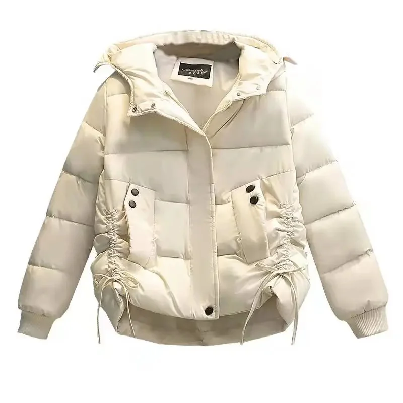 Winter Short Down Cotton Jacket Women New Stand-Up Collar Hooded Loose Overcoat Fashion Pocket Outerwear Puffer Coat Female
Winter Short Down Cotton Jacket Women New Stand-Up Collar Hooded Loose Overcoat Fashion Pocket Outerwear Puffer Coat Female