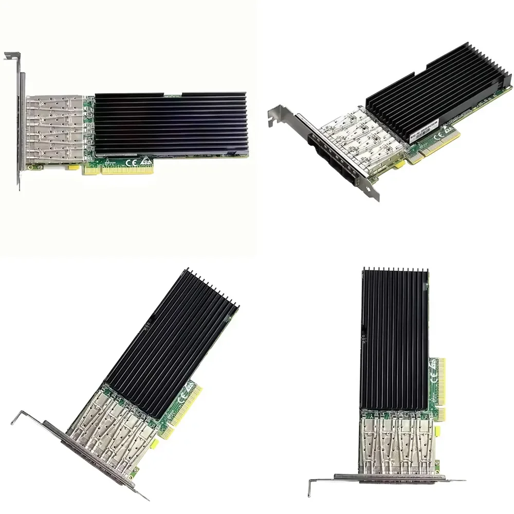 Four-Port 10 Gbs SFP Gigabit Ethernet Network Adapter 82599ES X520-DA4 External Wired for Server Applications in Stock
Four-Port 10 Gbs SFP Gigabit Ethernet Network Adapter 82599ES X520-DA4 External Wired for Server Applications in Stock