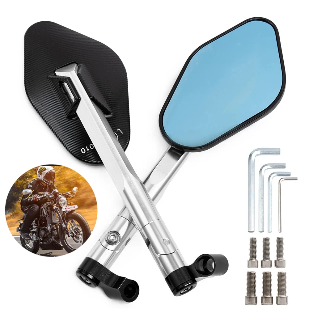 Universal CNC Motorcycle Rearview Mirrors With 8MM OR 10mm Screws For YAMAHA MT07 MT09 MT-07 For Kawasaki Z900 Z900RS Z800 Z1000
Universal CNC Motorcycle Rearview Mirrors With 8MM OR 10mm Screws For YAMAHA MT07 MT09 MT-07 For Kawasaki Z900 Z900RS Z800 Z1000